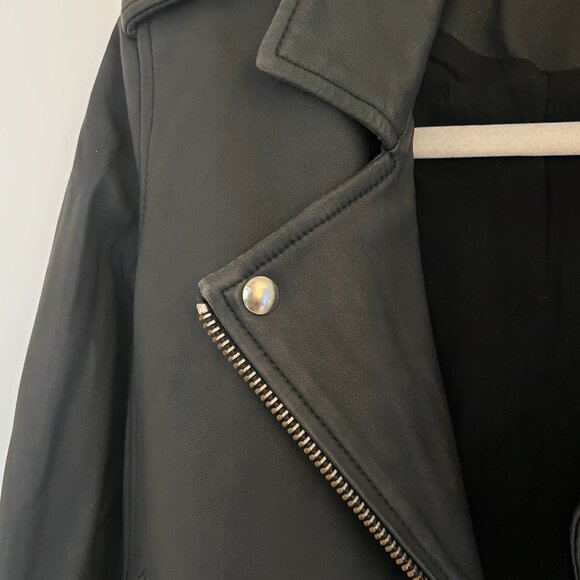 IRO ASHVILLE LEATHER BIKER JACKET - Picture 3 of 8